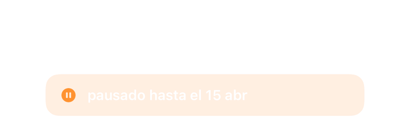 Una alarma en pausa hasta el 15 de abril en lugar de eliminada