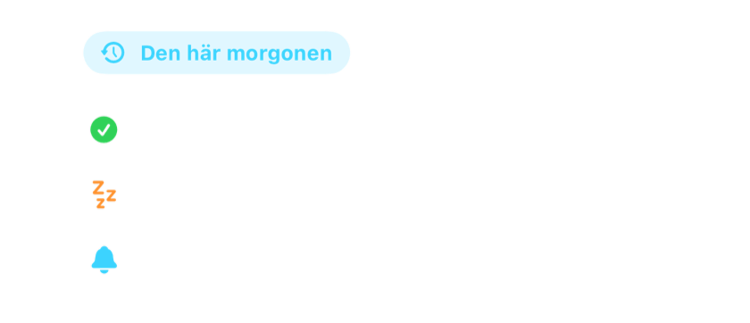 Historiken för morgonen: alarmet ringde, snoozades, sedan löstes utmaningen och uppvaknandet kom