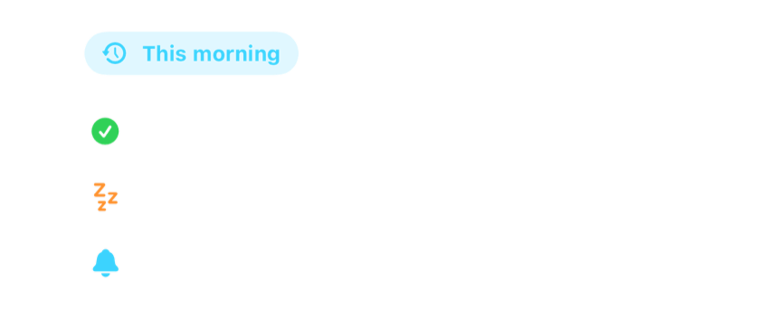 This morning's history: alarm rang, snoozed, then solved the challenge and woke up