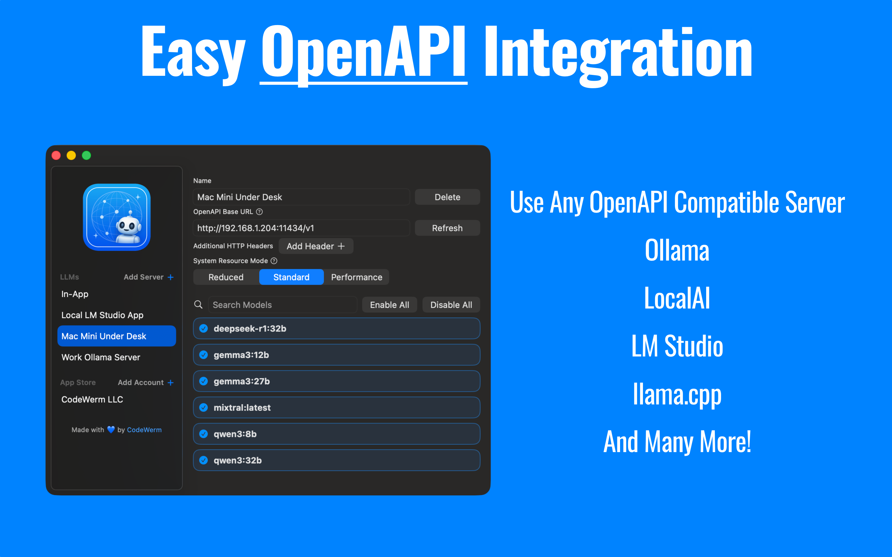 OpenAPI support